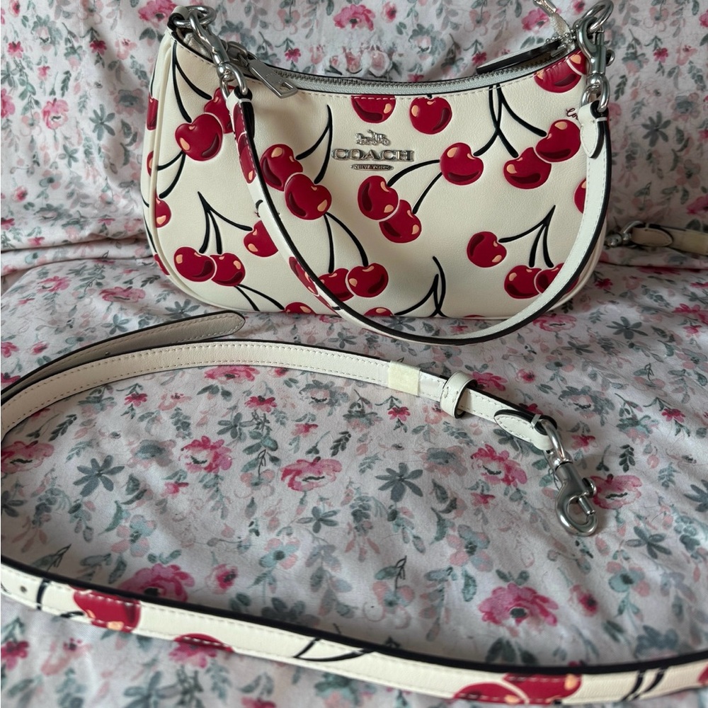 Coach Cherry Pattern Shoulder Bag